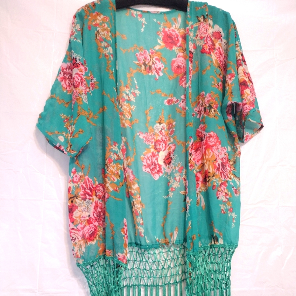 Plus Size kimono coverup